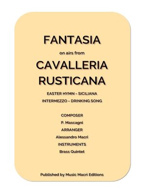 cover image of FANTASIA on airs from CAVALLERIA RUSTICANA